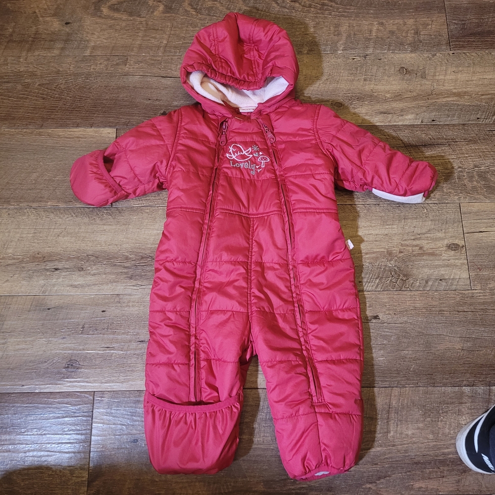 Impidimpi Pink Snowsuit Bunting